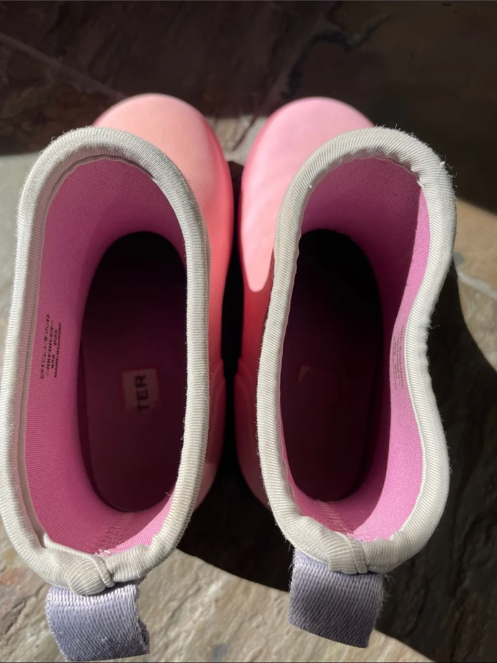 Hunter Kids Finley Pink Short Rain Boots